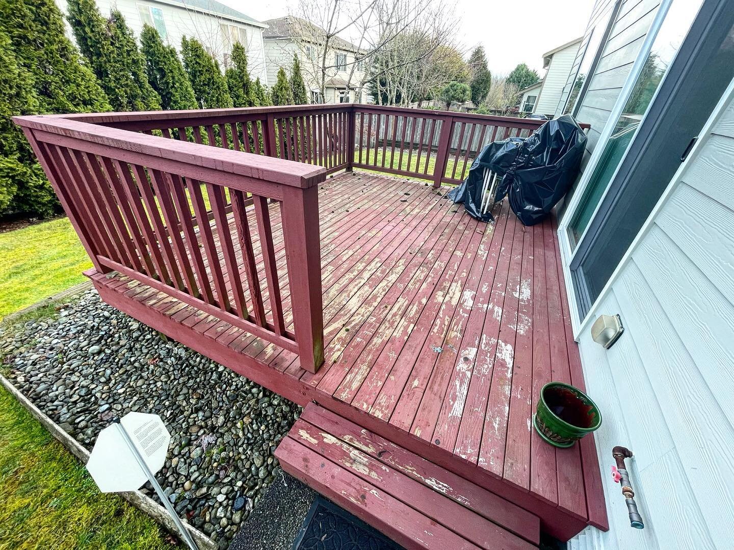 Does your deck look like this? Protecting your deck with a fresh coat of stain will protect it from the wet conditions of PNW. Having to deal with rotting wood from lack of protection isn&rsquo;t fun. Legacy Painting Co professionalizes in stripping 