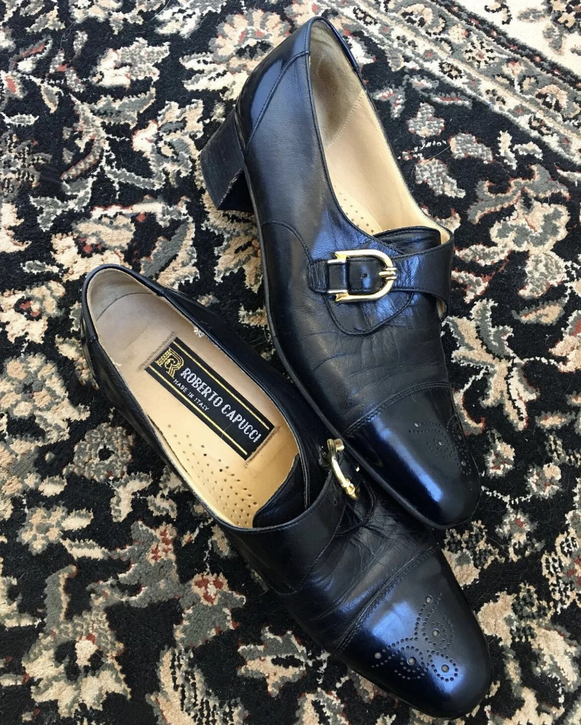 Vintage Italian leather shoes