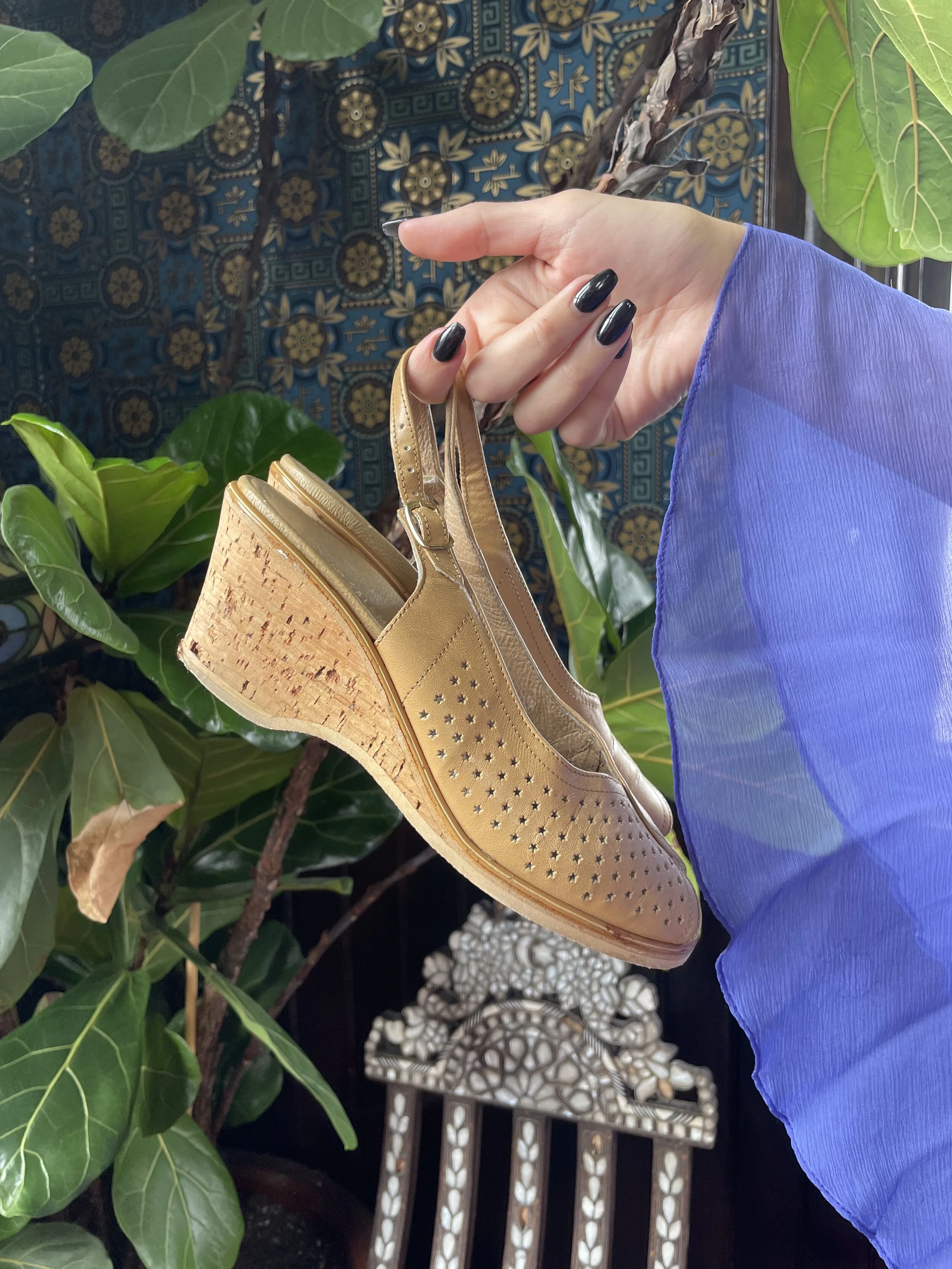 Starman Platform Slingbacks