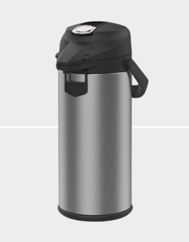 Thermos jug, pump flask – 2,2L (inside glass)