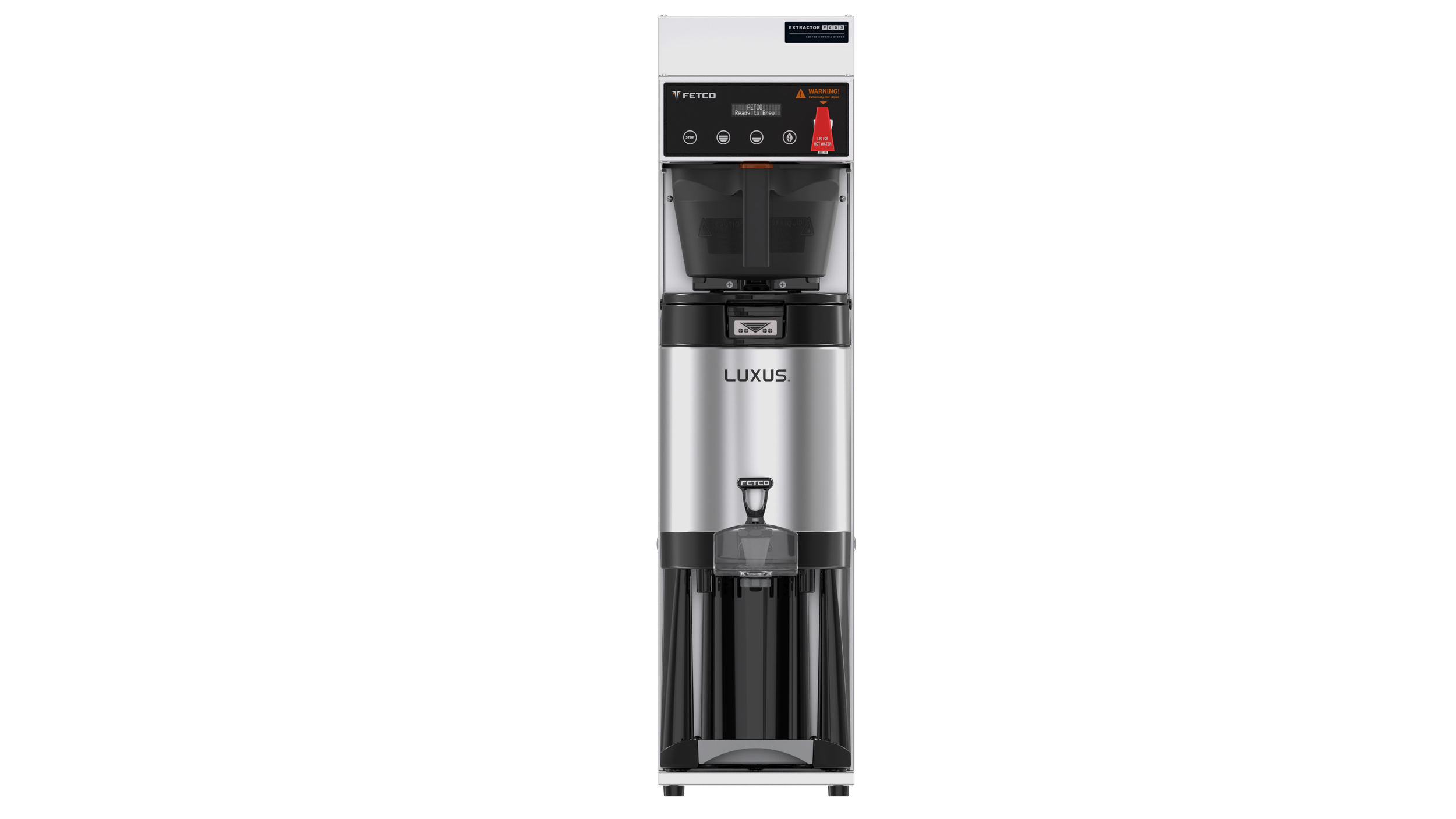 MBS-1251 with L4D-15 with Plastic Coffee Basket - Front - Panel Off.png