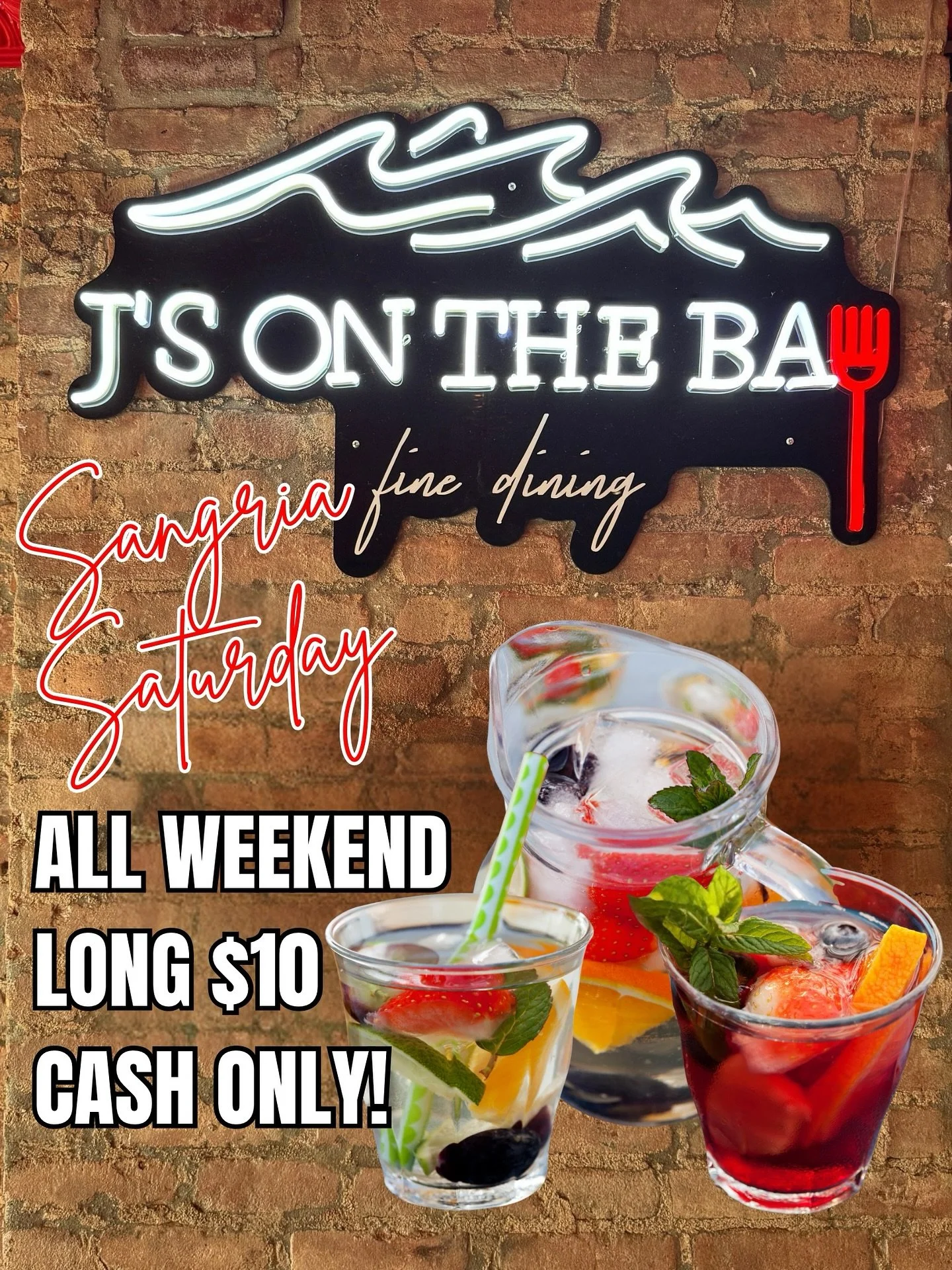 It&rsquo;s Saturday, we celebrate the weekend with Sangria🍹

#sangria #cocktail #cocktails #weekend #weekendvibes #saturday #deals #viral #viralpost #fyp #foryoupage #instagram
