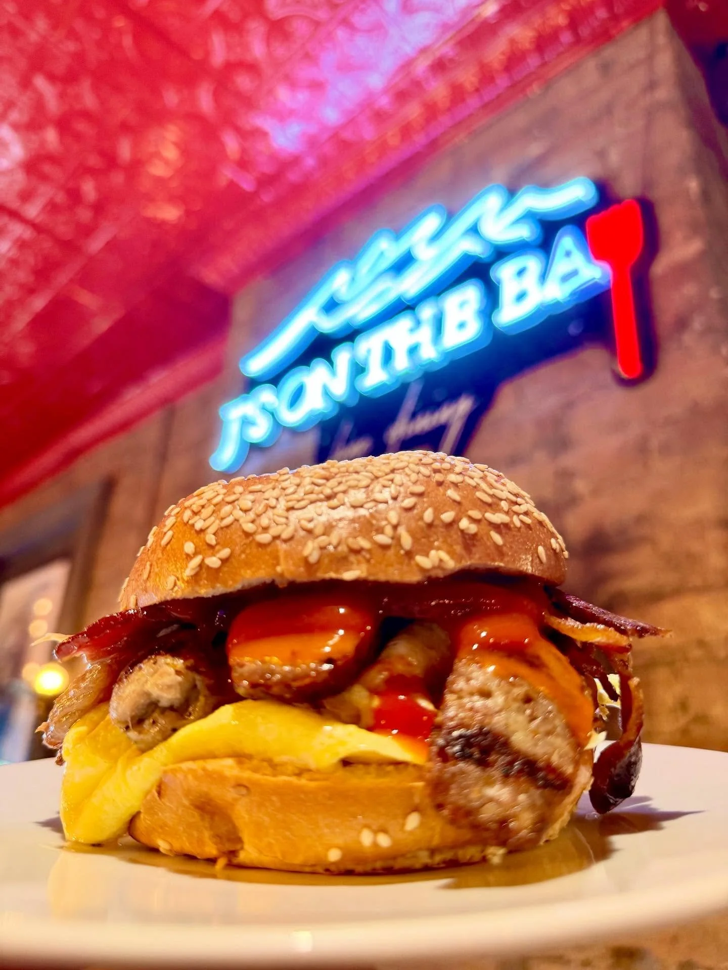 Doesn&rsquo;t get anymore #newyorkcity thank a #baconeggandcheese but I couldn&rsquo;t help but add the sausage! See you all @jsonthebaysiny for brunch‼️

Call 718.720.0922 for reservations or reserve @opentable 
For delivery order online www.jsonthe