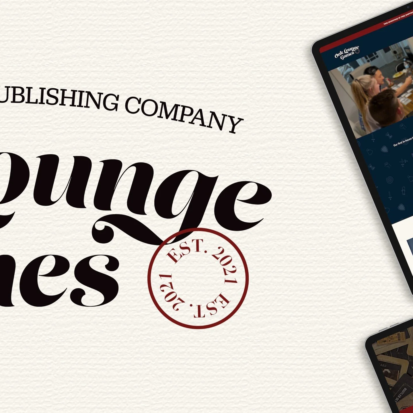 Oak Lounge Games is an American-based publishing company with a mission to invite unrelated people together to genuinely connect and build community through unique games 👏🏻

As they were getting ready to launch their business, they approached us to