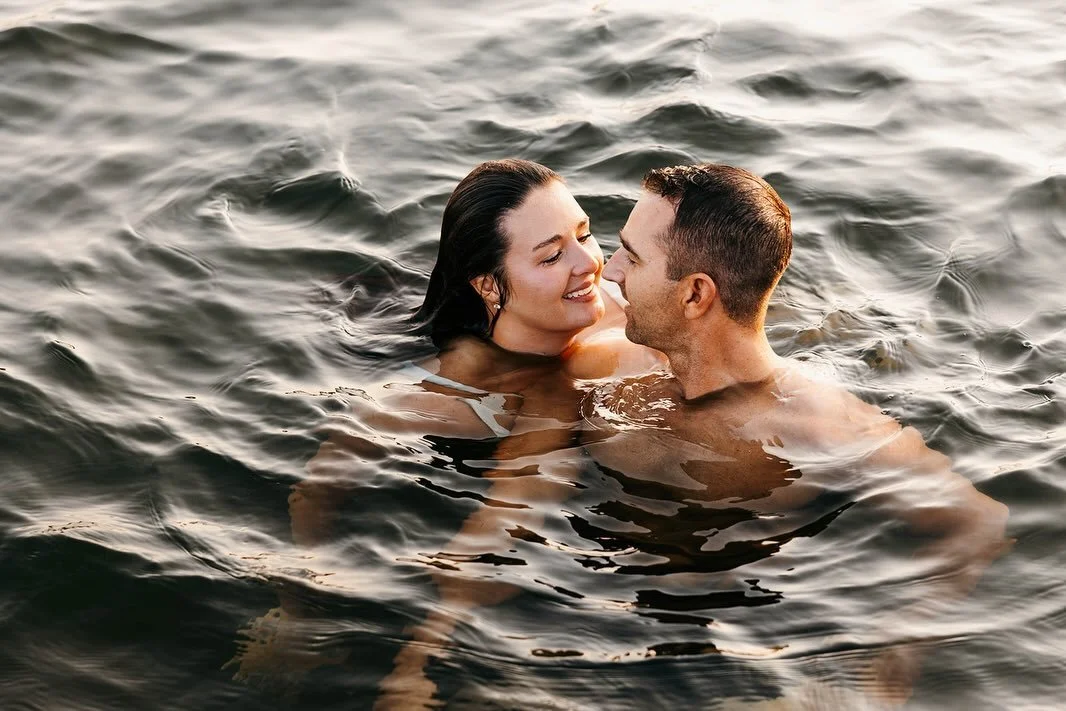 Grace and Mark's engagement session is 100% what I mean when I say it's supposed fun! Always saying yes to incorporating what you love to do into your session