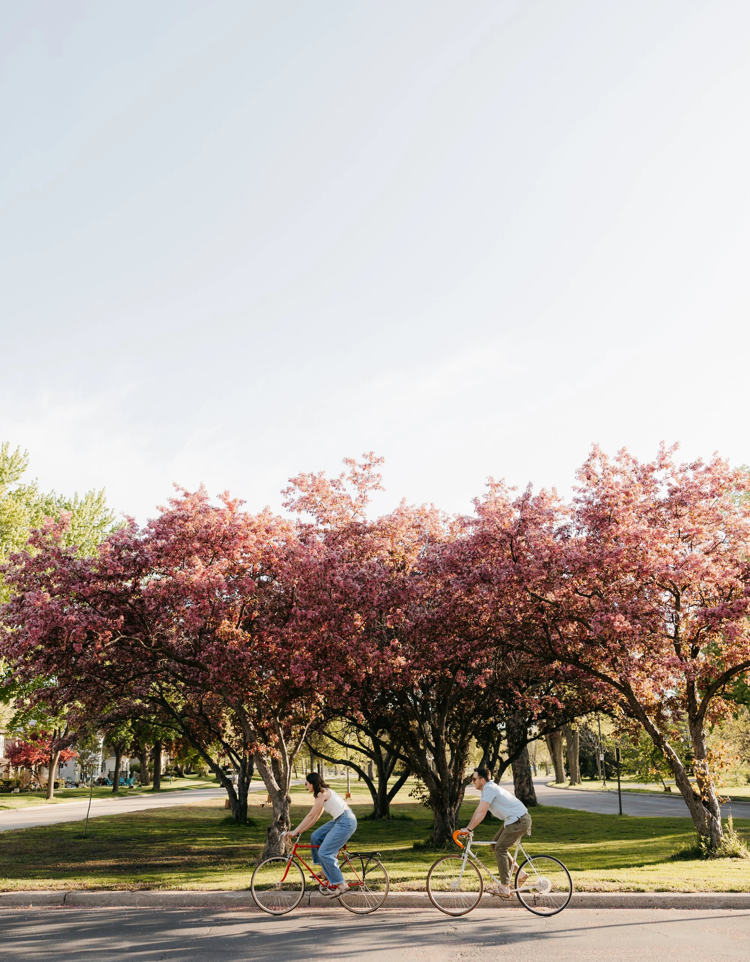 Spring Lake Nokomis Engagement Session - Lily + Conor