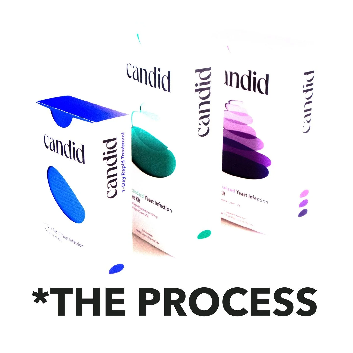 PT 01- PRELIMINARY PROCESS 

CANDID ~ REDEFINING THE YEAST INFECTION TREATMENT KIT

Completed as apart of the multi-disciplinary packaging studio within the School of Design at DAAP.

Candid strives to change the industry standard, putting empathy an