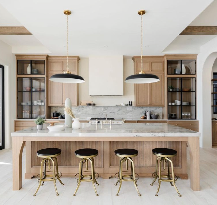 Kitchen Island Lighting: how to get a perfect pendant size