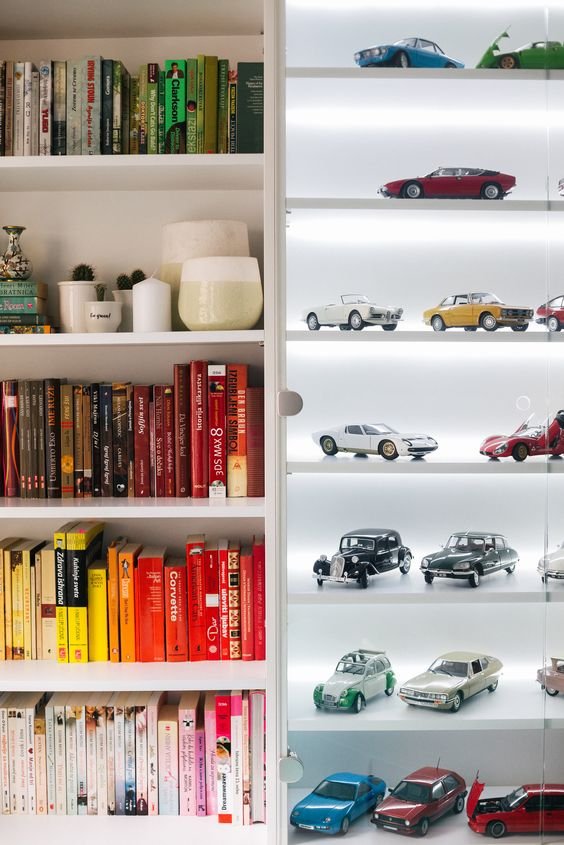 gatheraus - styling a book shelf model cars.jpeg