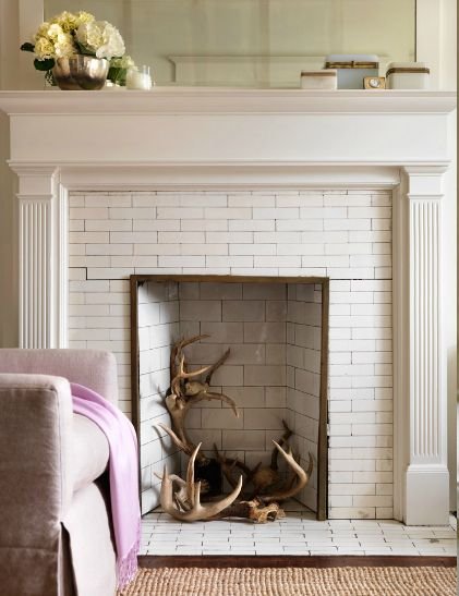 gatheraus - empty fireplace ideas - antlers.jpeg