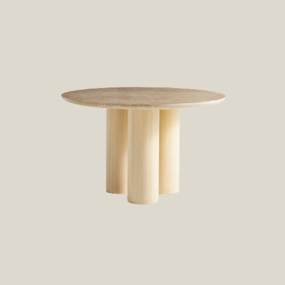 Anthropologie Travertine Dining Table