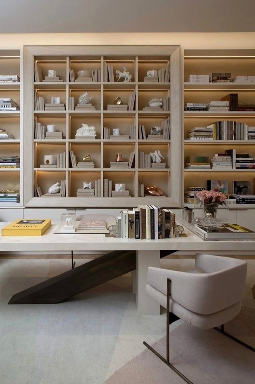 75 Stylish Small Home Office Ideas for Men in 2023  Small office decor,  Masculine interior design, Masculine office decor