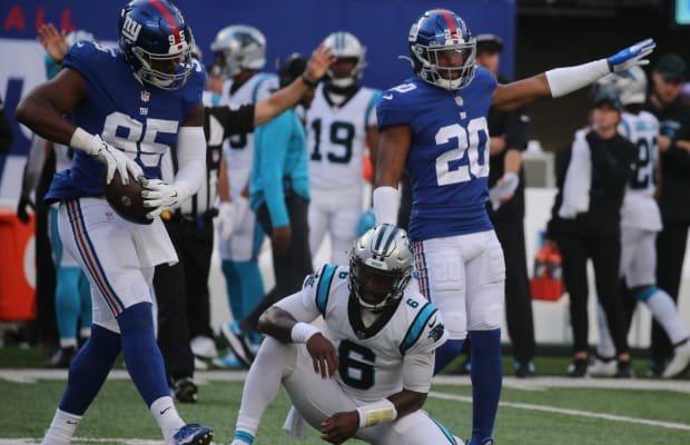 Five Numbers That Mattered Most in New York Giants' Win Over Carolina