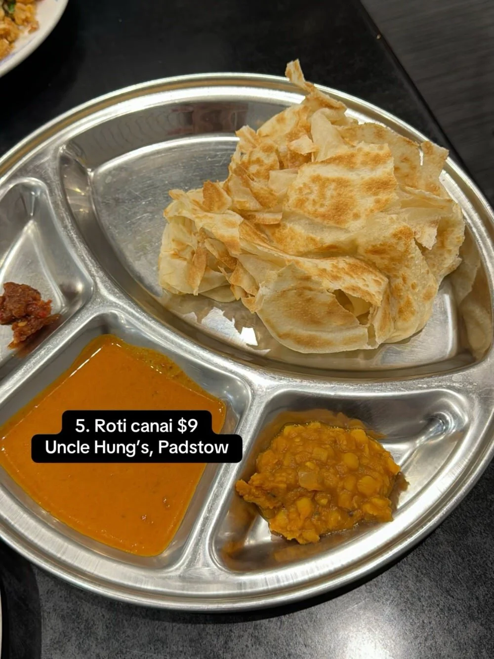 cheap eats in Sydney, roti canai from Uncle Hung's, Padstow