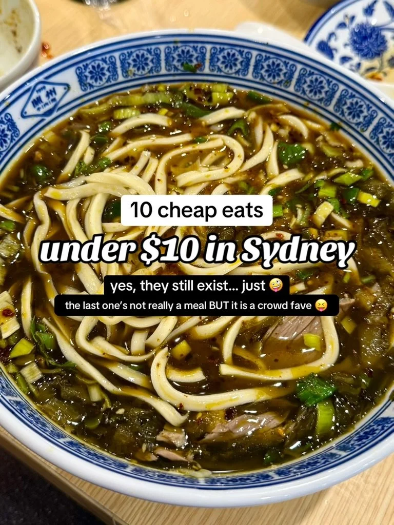 10 Cheap Eats in Sydney Under $10 (2025 Food Guide)