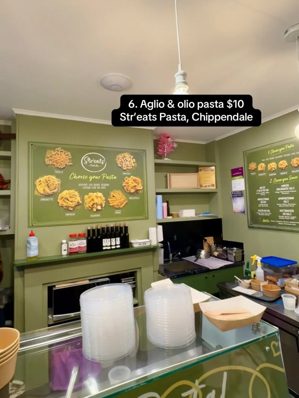 Cheap $10 pasta in SYdney from Str'eats Italian restaurant in Chippendale