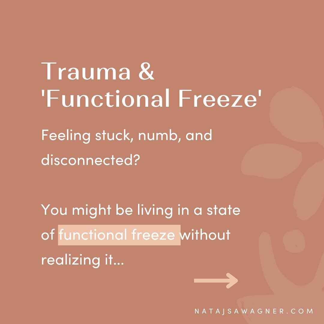 The Silent Saboteur of Trauma Recovery: Functional Freeze⁠⚡️❄️⁠
⁠
Are you experiencing unexplained physical or emotional symptoms that just won't go away? 

You might be stuck in functional freeze, a state of survival mode that can lead to chronic st