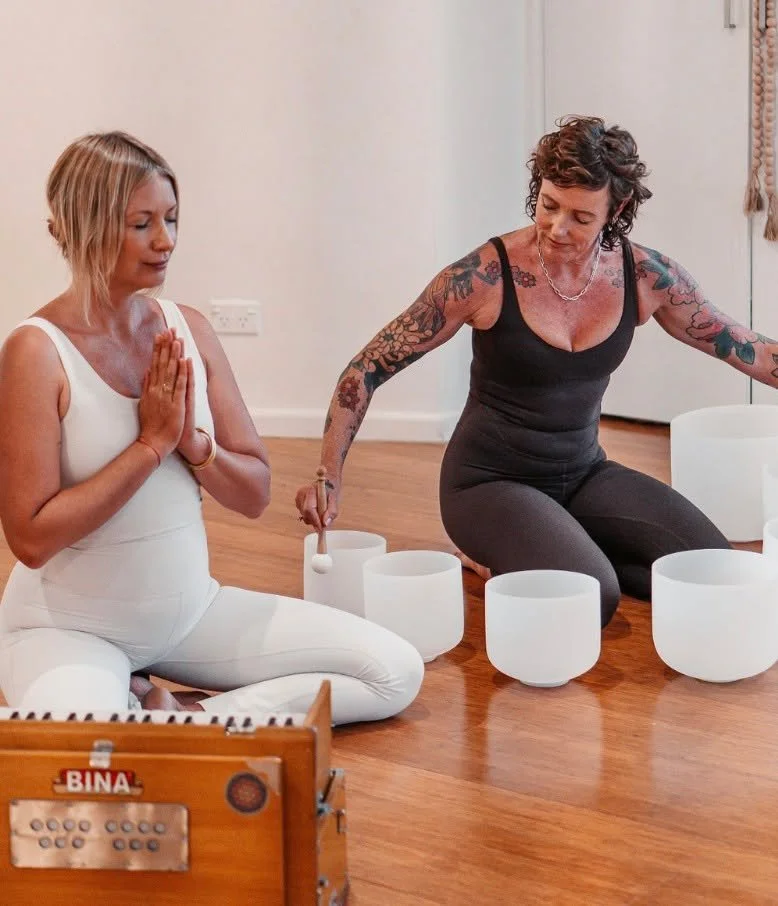 Join Carol + Amy for our special signature sound + energy healing experience Good Vibrations this Sunday 6pm.

Rest + receive the power of the sound bowls + Reiki energy healing, while bringing your whole self, physical + mental into alignment to con
