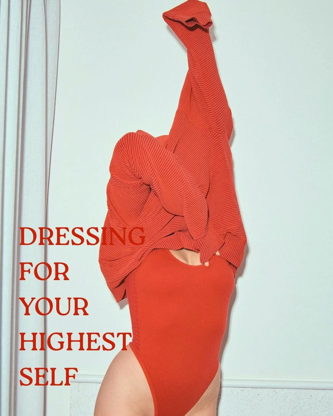 Dressing for your highest self ❤️&zwj;🔥

I have always been a believer that our wardrobe says who we are, who we were and who we want to be. 

We have to wear clothes, so why not wear clothes that make you feel beautiful, confident,  joyful, creativ