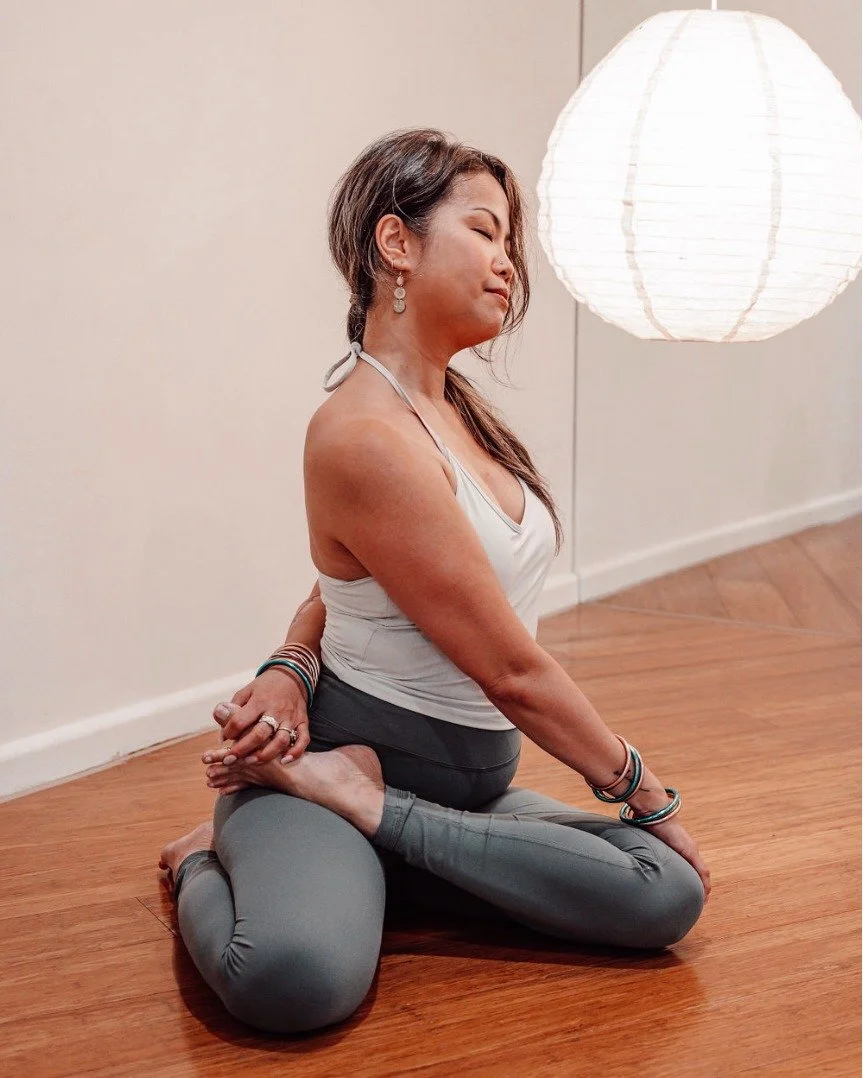 Our dear Karen brings her dedicated practice, training + whole hearted love for this very special practice for you. 

Join her every Sunday 9.30am for Gentle Hatha + Kriya Meditation. 

A practice that moves you more than you move. 
.
.
.
.
 #gentleh