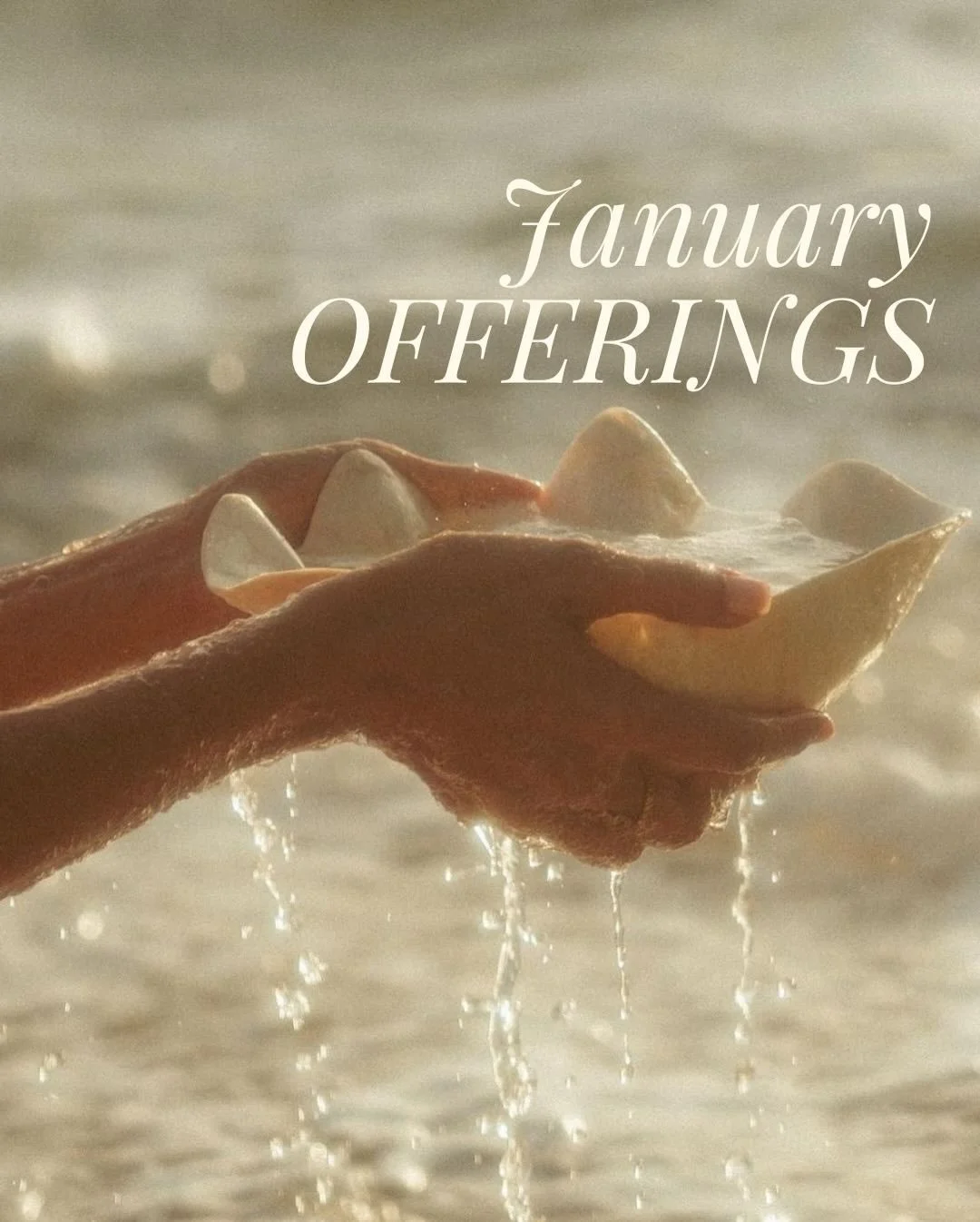 As we approach this new year with the vision high, let us support your way there. 

This month our curation of events offers you opportunities for beginners with Yoga + Meditation introduction workshops, an opportunity to go deeper in mediation pract