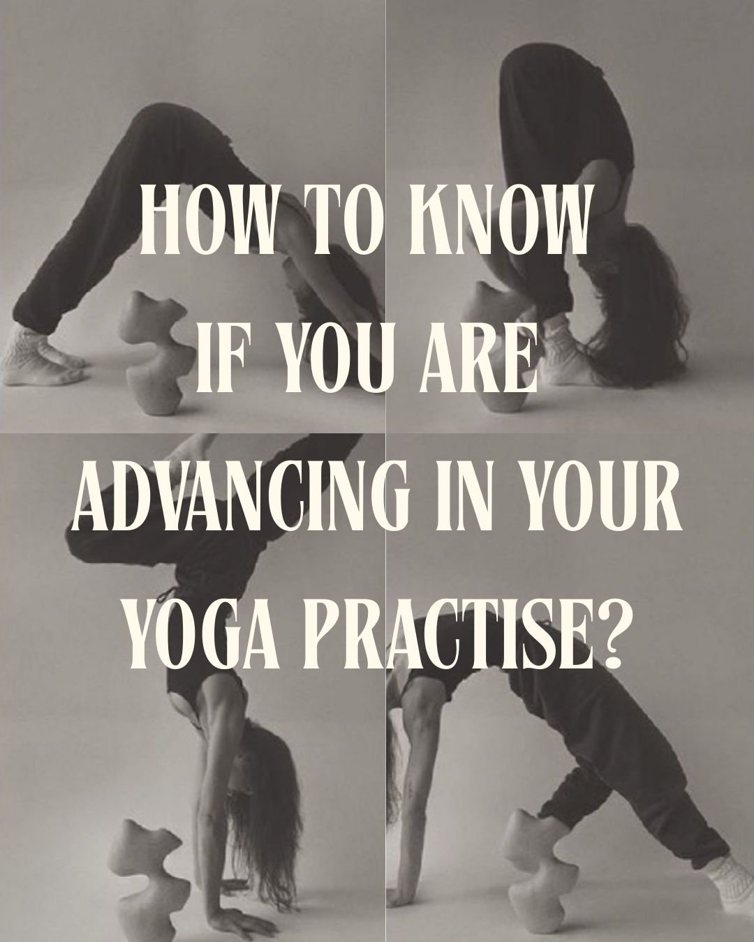 If you want to know if you are advancing in Yoga, don't look at your body in poses.

Look at your life. 

The practice of Yoga is far less about the form of your body on your mat as it is about the way you are responding to life or life is responding