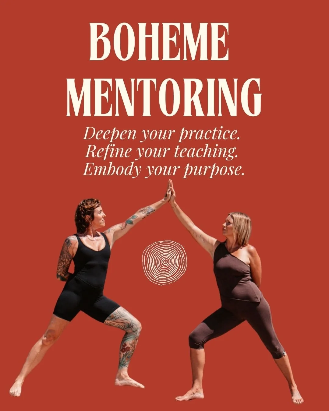Something new from us to you this year ❤️&zwj;🔥

Our Boheme Mentoring is designed for Yoga practitioners + teachers who are ready to deepen their personal practice, refine their teaching + step into a more authentic expression of Yoga. 

Through per