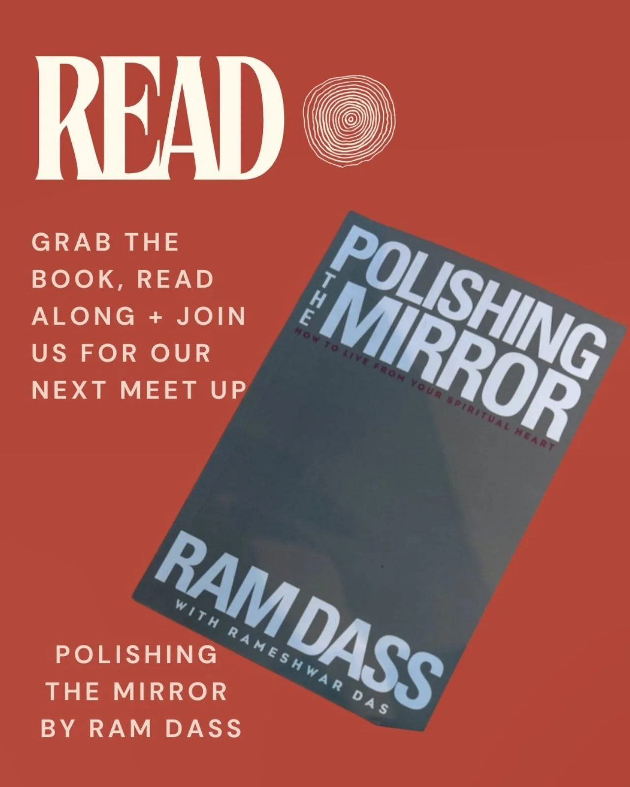 Our Boheme Book Club read is Polishing the Mirror ~ How to Live from Your Spiritual Heart By Ram Dass.

An inspiring story, lighthearted laughs as well as being a guide to opening our hearts to unconditional love.

What a beautiful read  to start the
