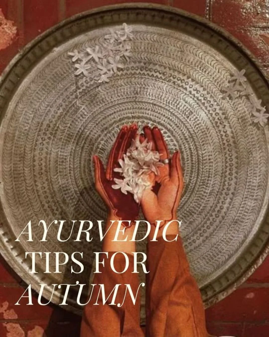 According to Ayurveda, Autumn tends to increase the Vata (ruled by the elements of air and ether) for us all.

Vata is often translated as &ldquo;wind&rdquo; or &ldquo;that which moves,&rdquo;.

The qualities of Vata are cold, dry, light, mobile + er