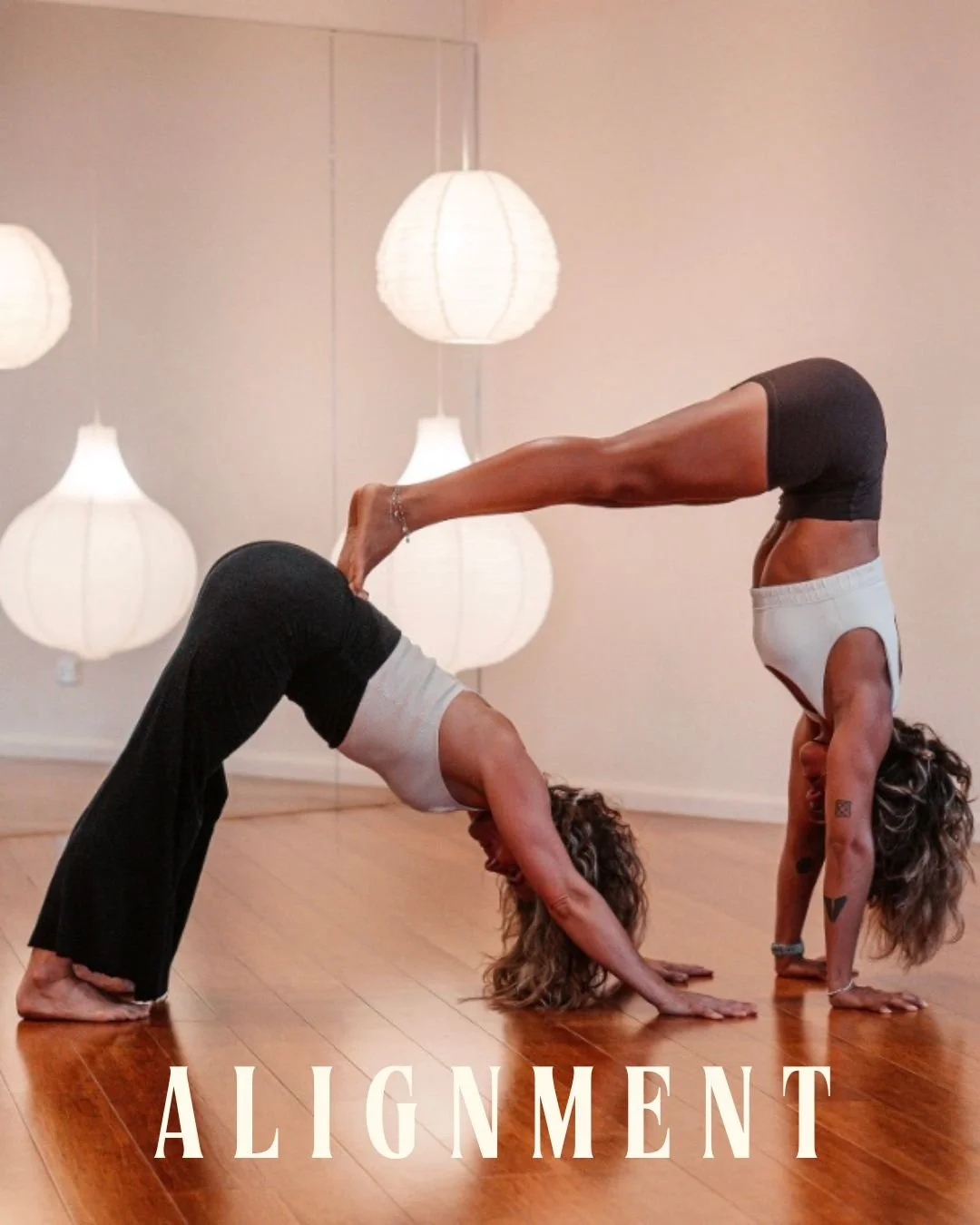 In any Yoga class or practice you will find yourself multiple times moving into + through Downward Facing Dog pose.

We love + need this asana for many reasons including; the strength it brings to your upper body, the elongation of the spine, the rel