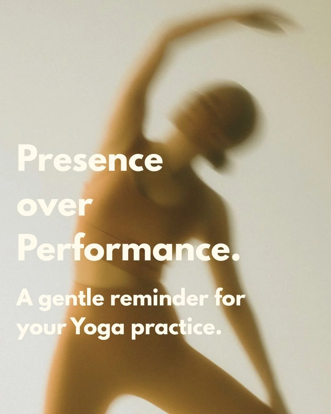 It can be easy to think Yoga is about how a pose looks.

How deep we go.
How strong we appear.
How perfectly we can shape the posture.

But the heart of asana has never been performance.

Yoga asks something much simpler yet much more profound.

To b