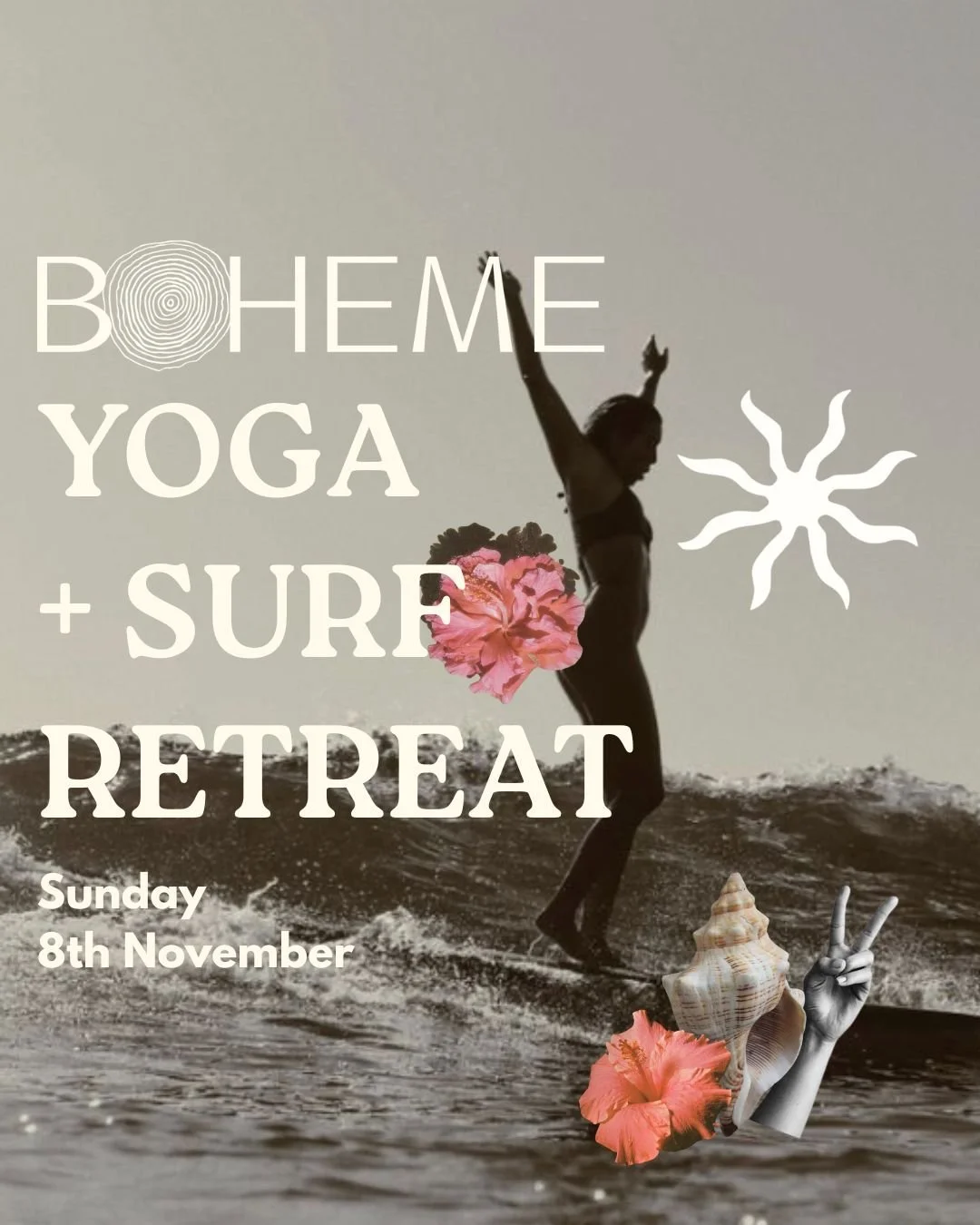 The day of my dreams I created for you 🙏🏻🌴🧘&zwj;♀️🌺🏄🏻&zwj;♀️

Our first Boheme Yoga + Surf Retreat Day is just 6 weeks away.

Save $40 off your ticket booking before 30th September.