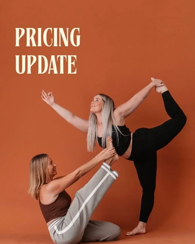 Following up from our recent casual pricing reduction experiment.

It opened up some really interesting conversations with our students, fellow Yoga teachers and many people working in different industries, around the cost of living, pricing + value.