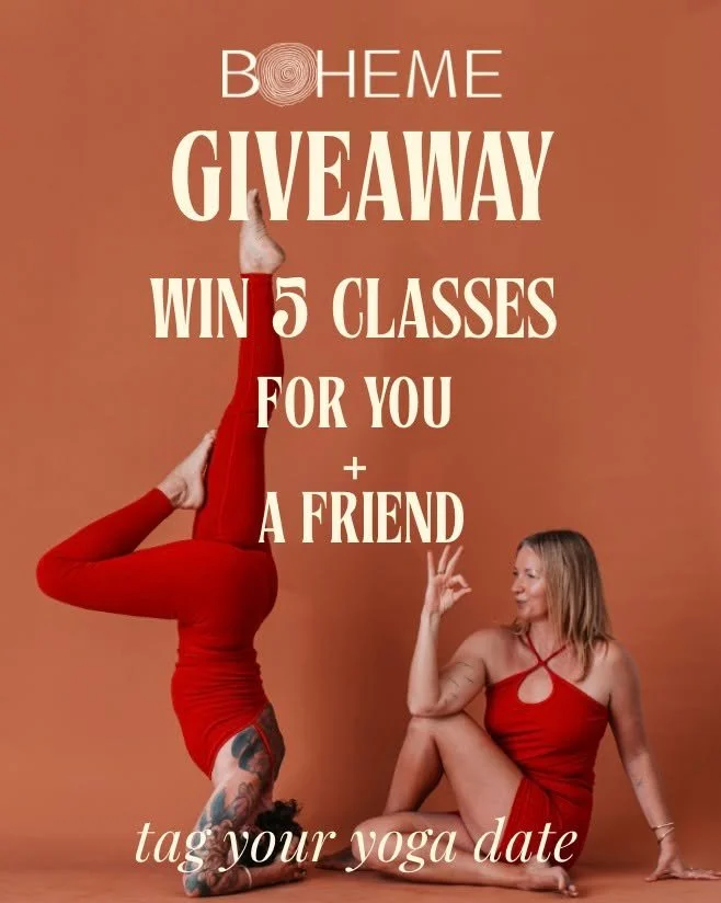 ❤️&zwj;🔥 GIVEAWAY TIME ~ BRING YOUR YOGA DATE ❤️&zwj;🔥

As the end of the year edges closer, we know your Yoga practice is more important than ever.

That's why we are giving one lucky winner a 5 class passes for themselves and because good things 
