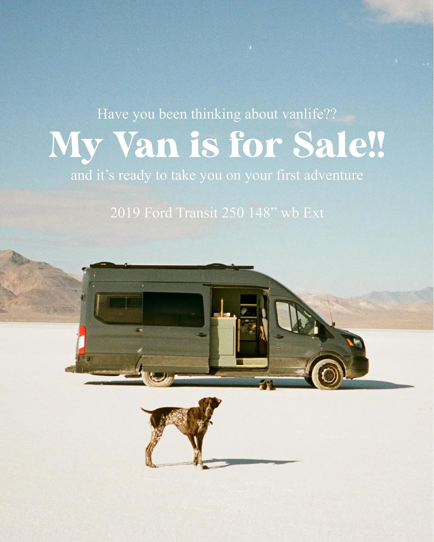 My van is FOR SALE!! 🚐💨
I have lived in this van full-time for 2.5 years and have loved every second of it. As I transition into having a home base in San Diego, I’m so excited to find a new owner for the van that can use it to the fullest.