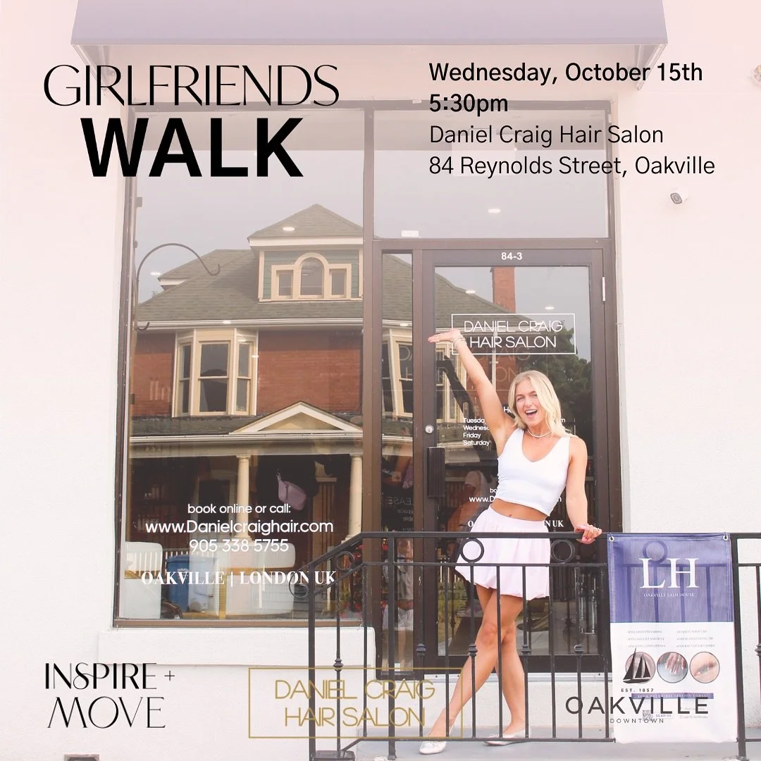 The INSPIRE + MOVE GIRLFRIENDS WALK is back and better than ever, babe!

Think fitness meets friendship, wellness meets networking, and a whole lot of FUN in between. 🌟

These high-vibe gatherings are all about lacing up, stepping out, and embracing