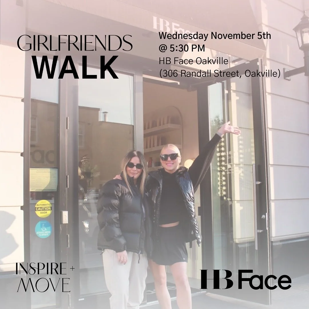 Our last Downtown Oakville GIRLFRIENDS WALK of the season!

Think fitness meets friendship, wellness meets networking, and a whole lot of FUN in between. 🫶🏼

These high-vibe gatherings are all about lacing up, stepping out, and embracing the magic 