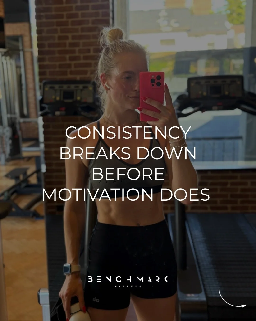 Most people don&rsquo;t fall out of their gym routine because they don&rsquo;t care.
Motivation might not even be the problem&hellip;.
Consistency is.

And consistency is built in the environment you train in and who you spend your time (and energy!)