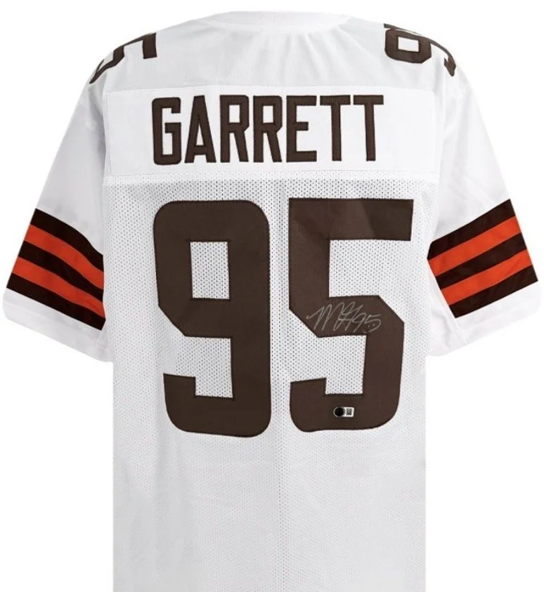 Myles Garrett Cleveland Autographed Custom Jersey