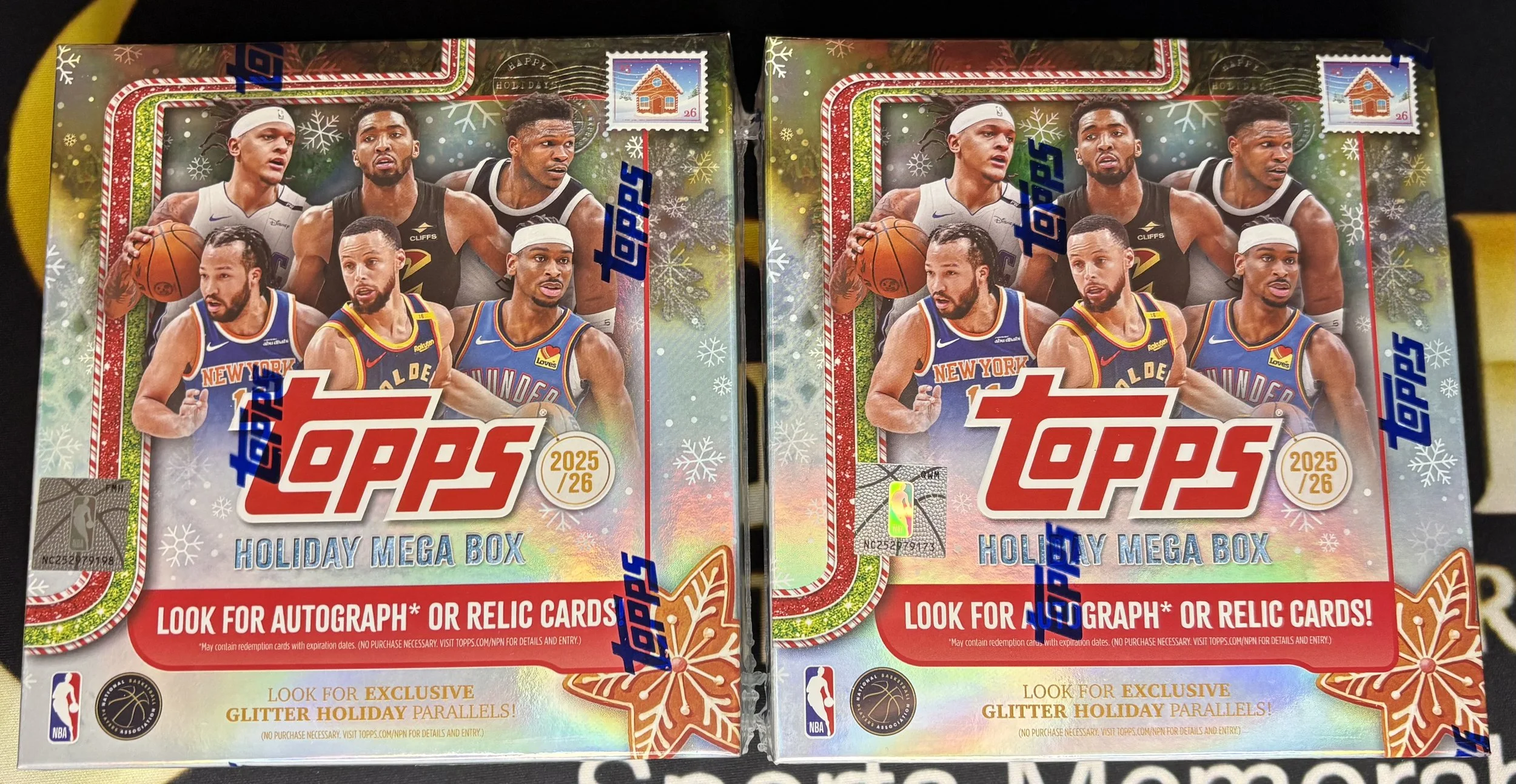 25-26 Topps Holiday Basketball Mega Boxes