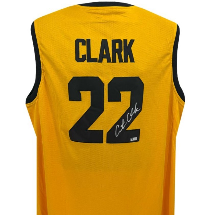 Caitlin Clark Iowa Hawkeyes Autographed Nike 2024 Final Four Jersey