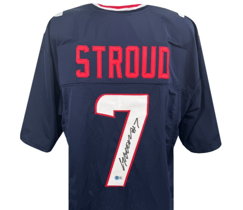 CJ Stroud Houston Autographed Custom Jersey