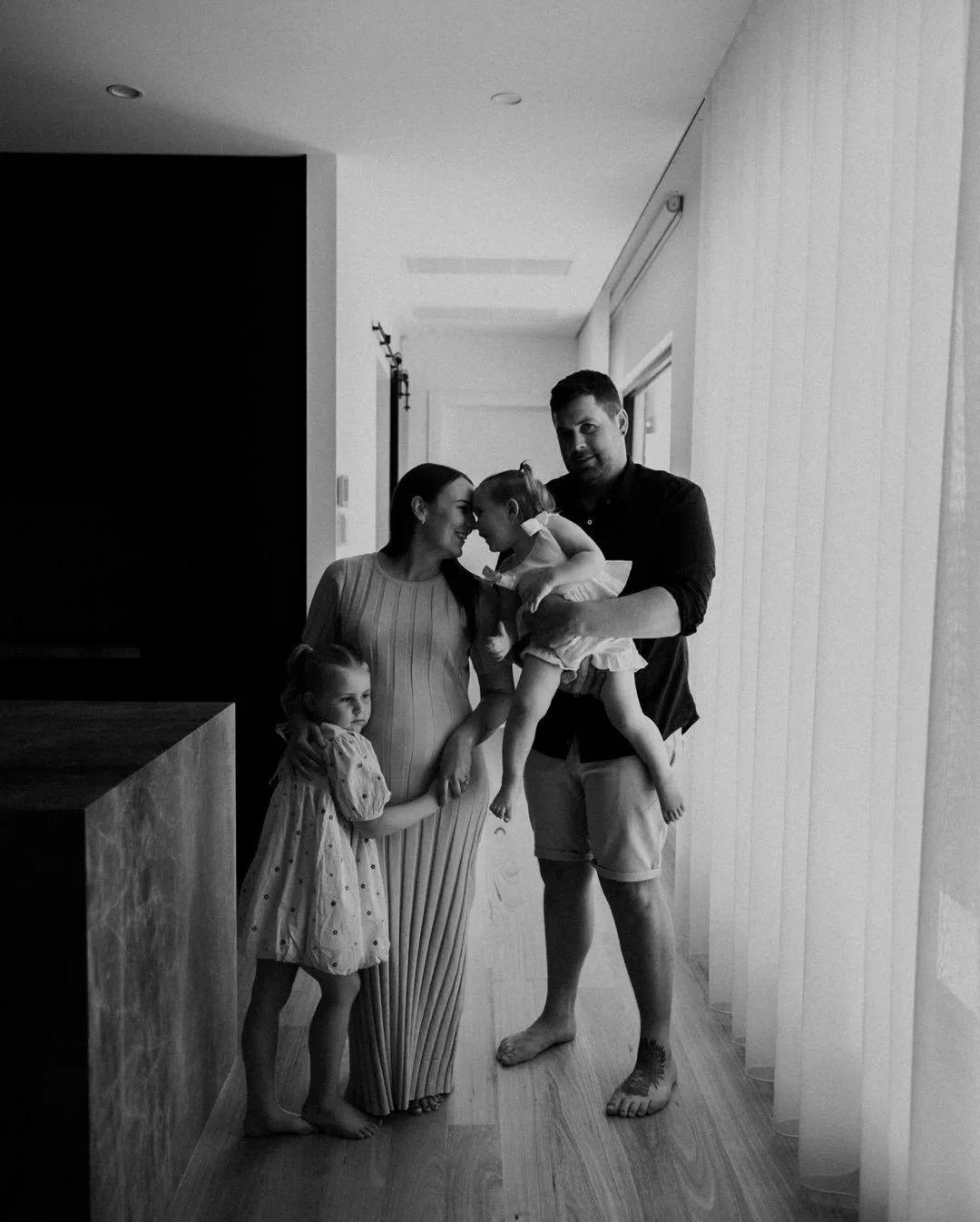 THE SESSIONS family - With their newest little love arriving in April, it was the perfect time to capture some moments at home with just the four of them. The girls were in their element  playing, cuddling and giggling the entire way through. Such a 