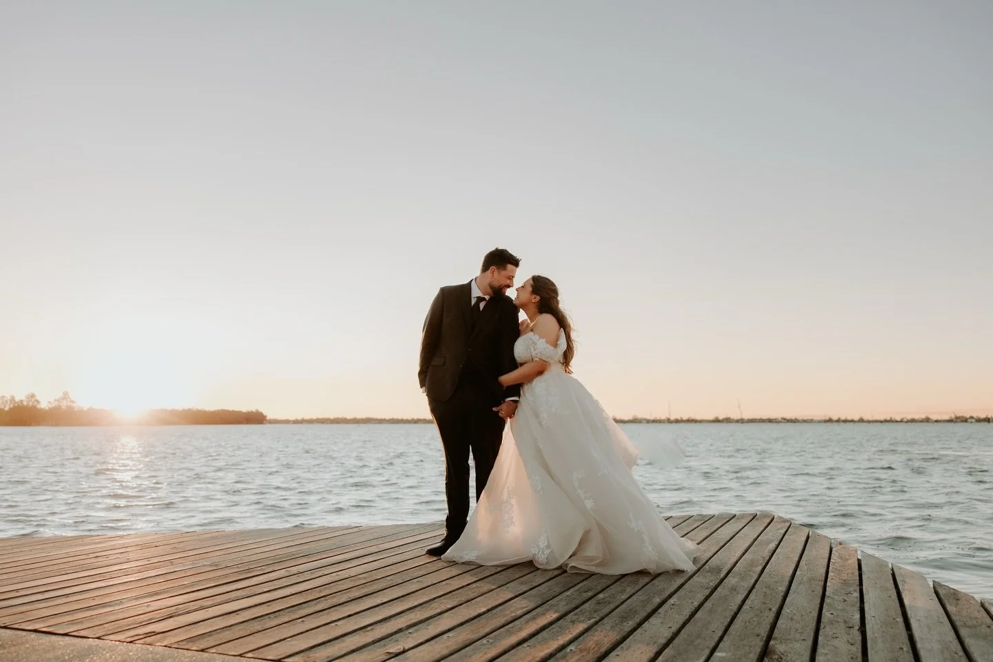 A cute little love story for Maddison and Jordon 🤍
They tied the knot on Maddy&rsquo;s grandparents&rsquo; property in Burramine, a place that backs onto the river and holds so much history for their family. Before Maddy&rsquo;s grandfather passed, 