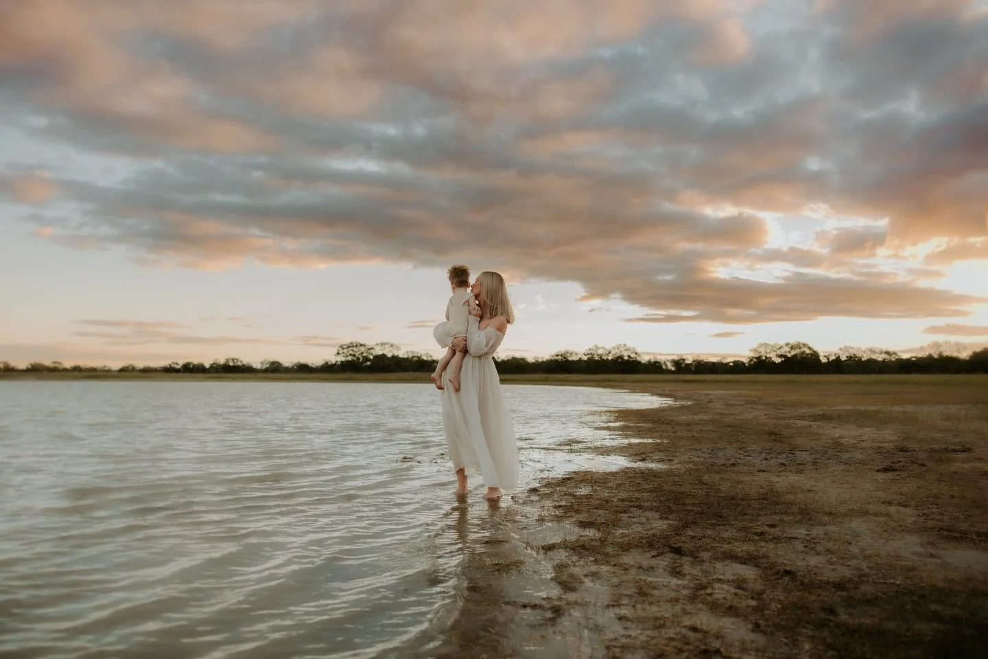 Autumn sunsets just hit differently. Jess with her littlest love.