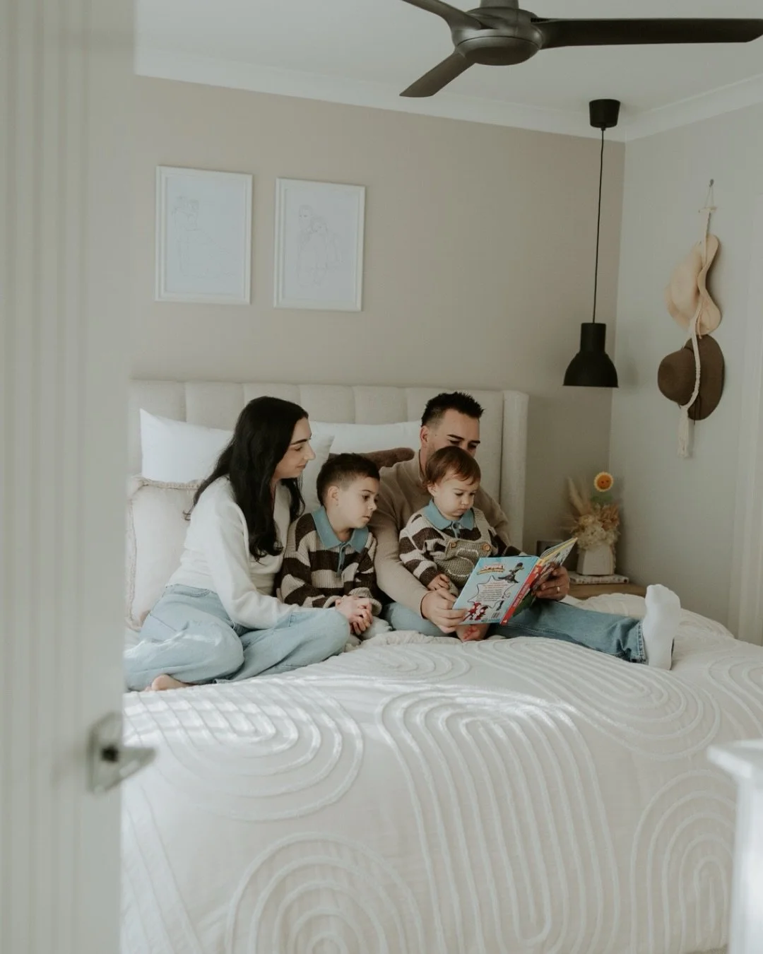 The Dowell Family 🤍
A Heart &amp; Home session on a cosy winter morning with this beautiful family.
Time spent doing the things they love most. Snuggles on the couch, reading books in bed, and simply being together. The little moments that make up e