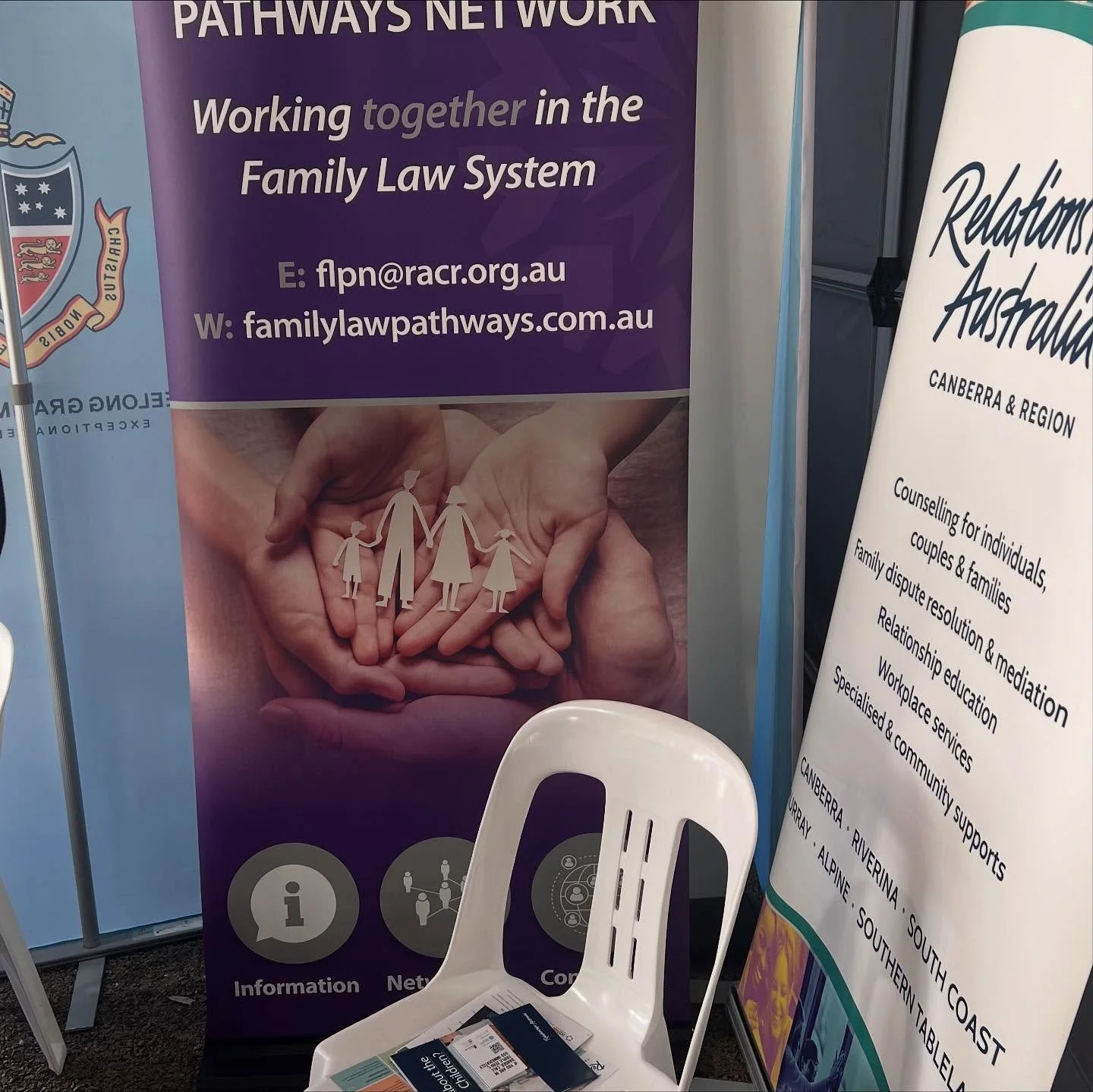 Riverina Family Law Pathways attended the Henty Fields Day 2025, along side Relationships Australia. 

Pop down to the store in the pavilion. Lots of little goodies and resources 

#hentymachineryfielddays #flpn #networking