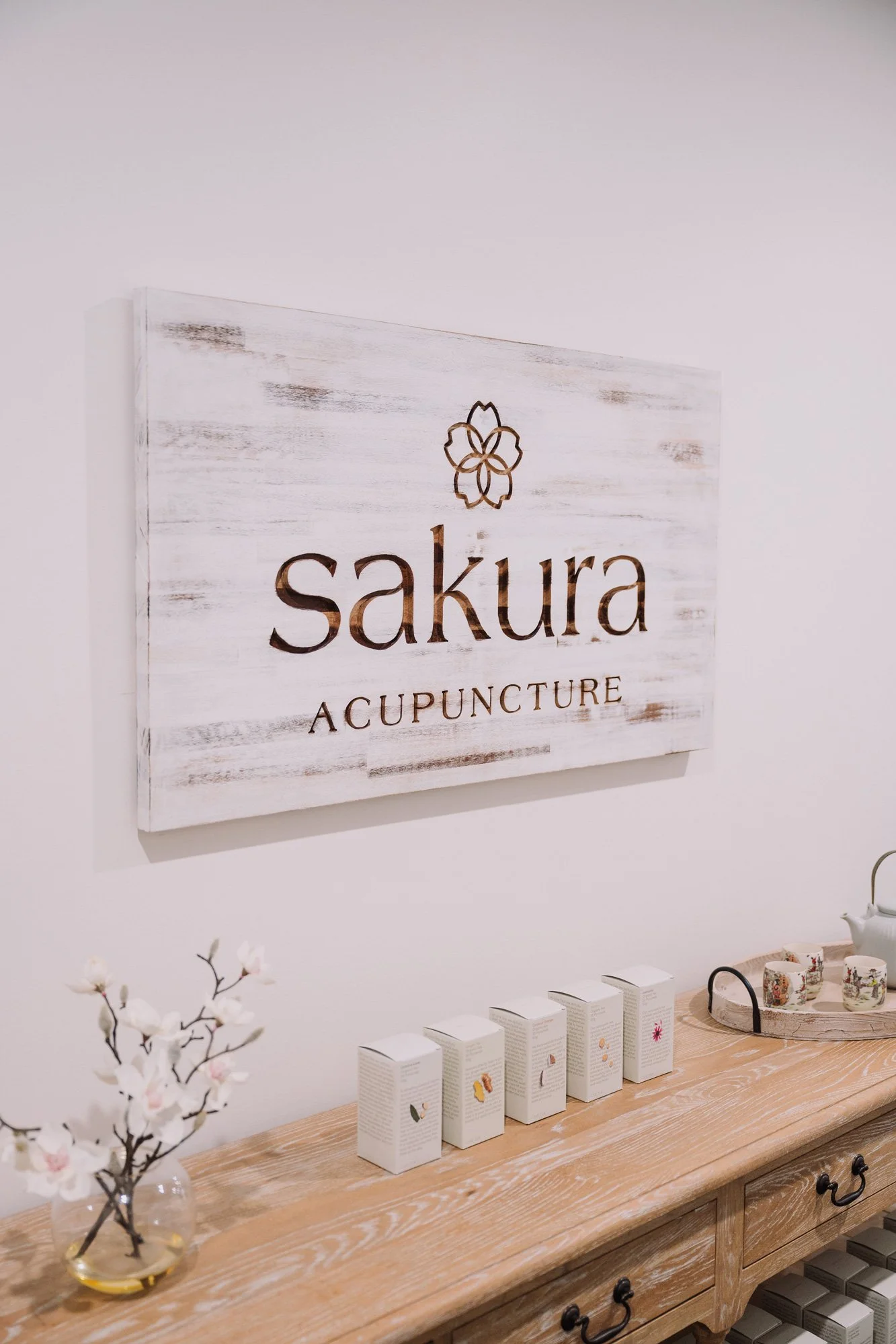 Signage for Sakura Acupuncture Clinic Manly West