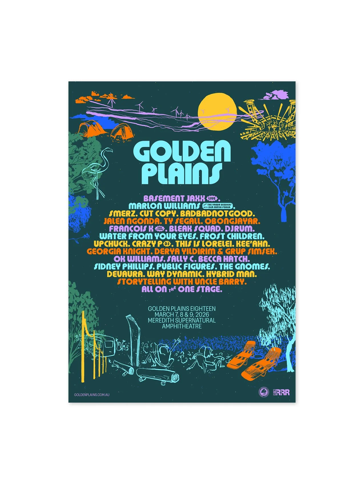 Golden Plains Archival Print - 2026