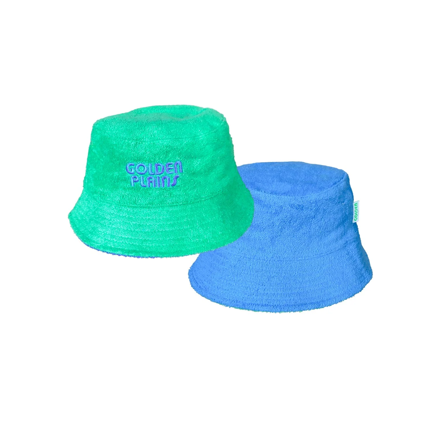 GP Terry Towelling Hat - Green/Seafoam